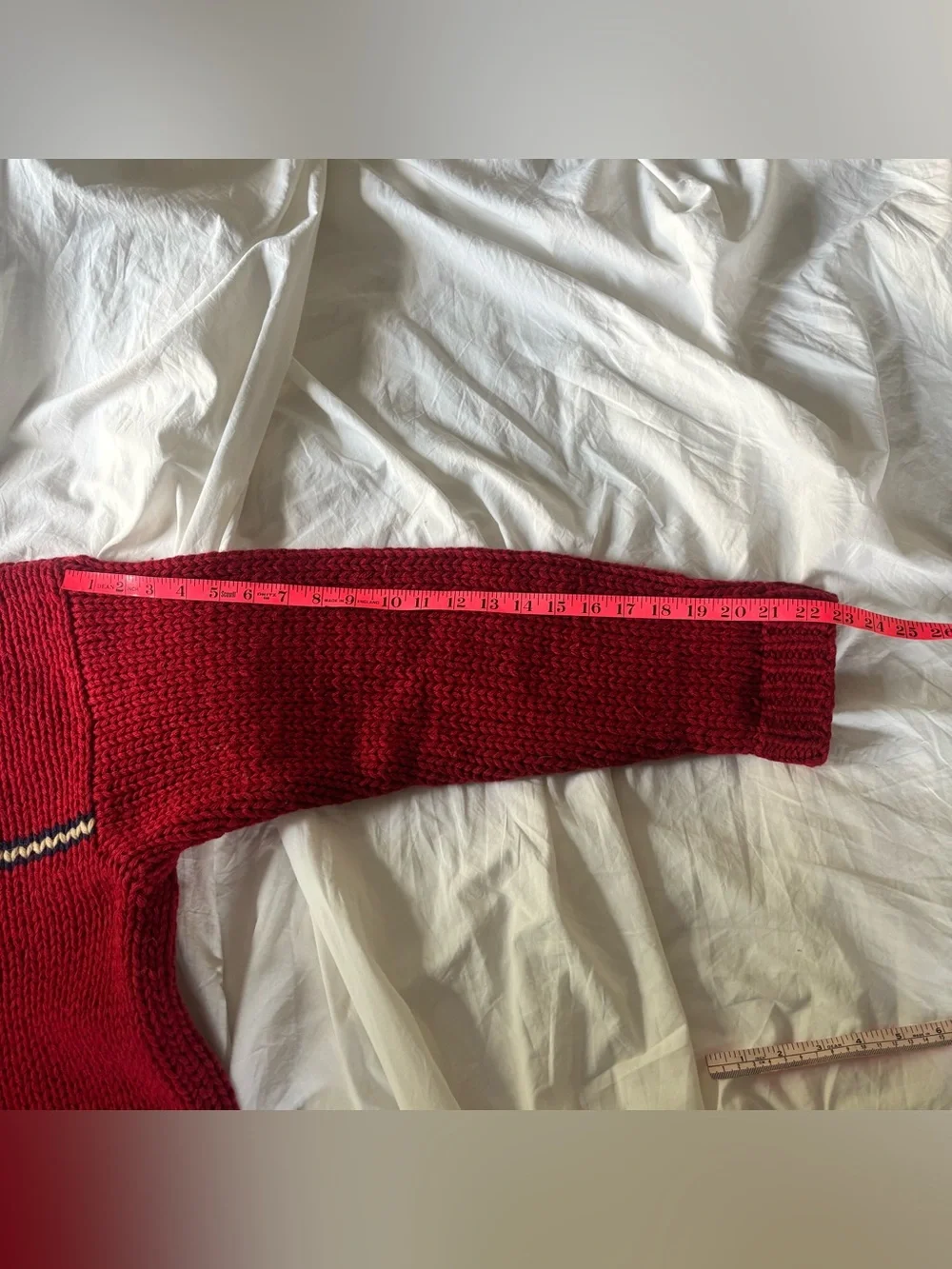 Vintage J. Crew hand-knit 100% wool sweater